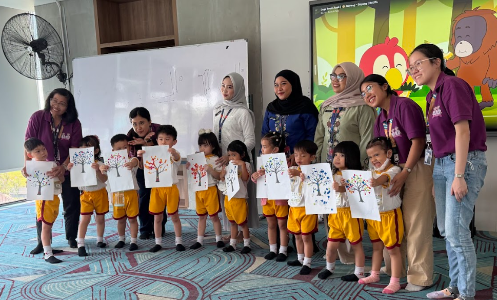 Kunjungan Literasi TK Santo Yakobus Kelapa Gading